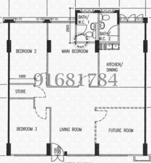 Blk 213 Pasir Ris Street 21 (Pasir Ris), HDB 4 Rooms #162326652